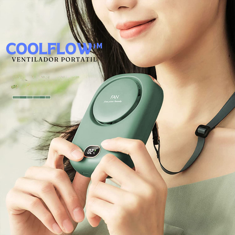 COOLFLOW™🍃 Ventilador recargable colgante❄️